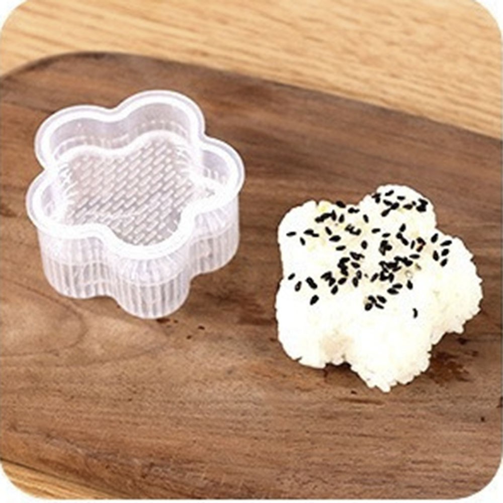 【COD Tangding】6pcs/set DIY Cute Rice Ball Shape Transparent Mold Children Seaweed Hand-made Rice Tool