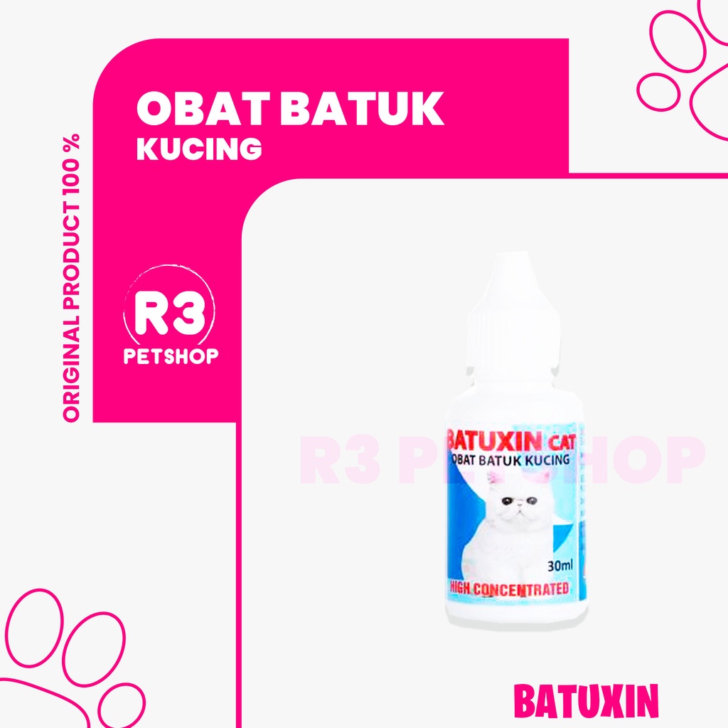 Batuxin 30ml ALL VARIAN Obat Alergi Pilek, Sesak nafas Kucing/Anjing