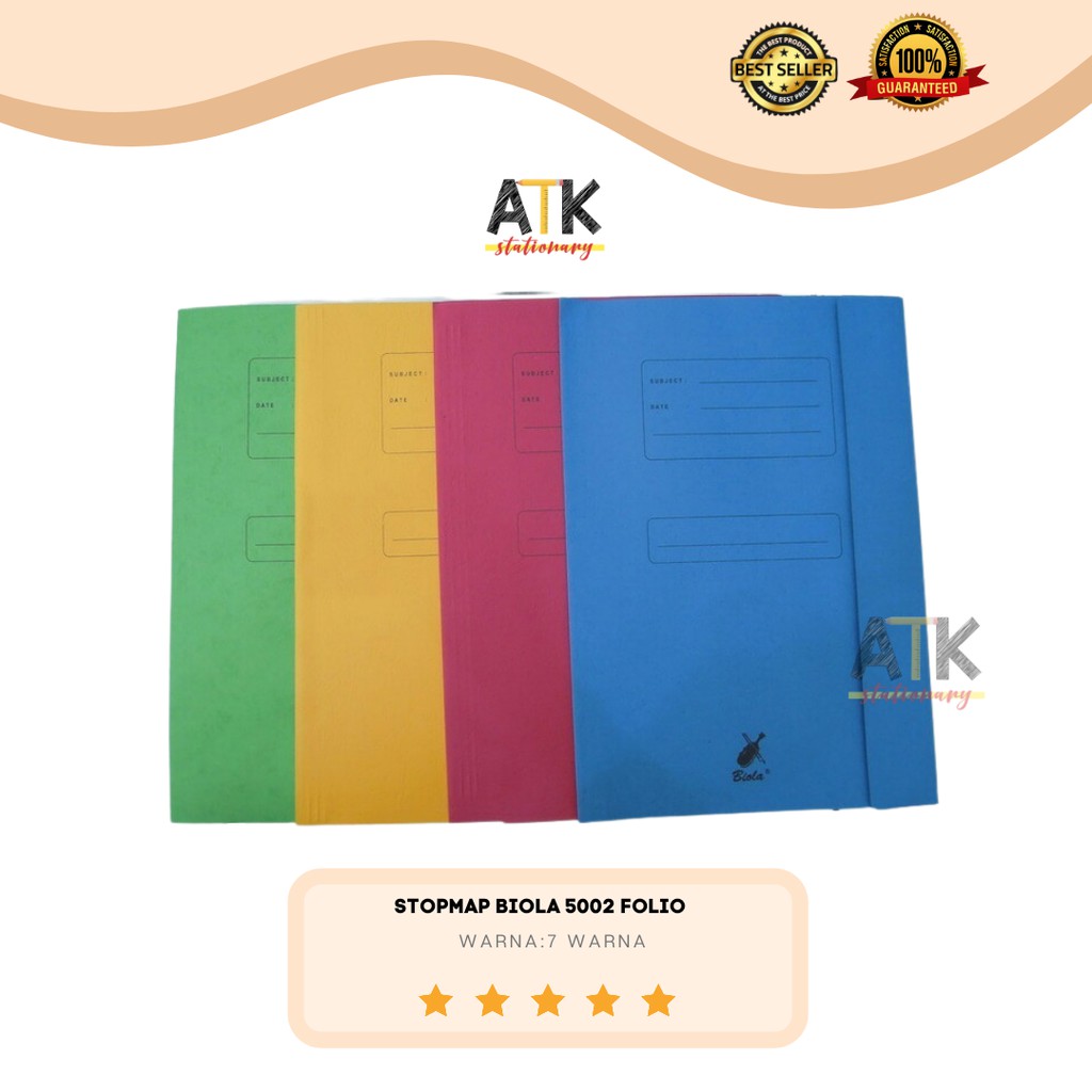 

Stopmap/ Map Folio 5002 Biola Map Kertas atk