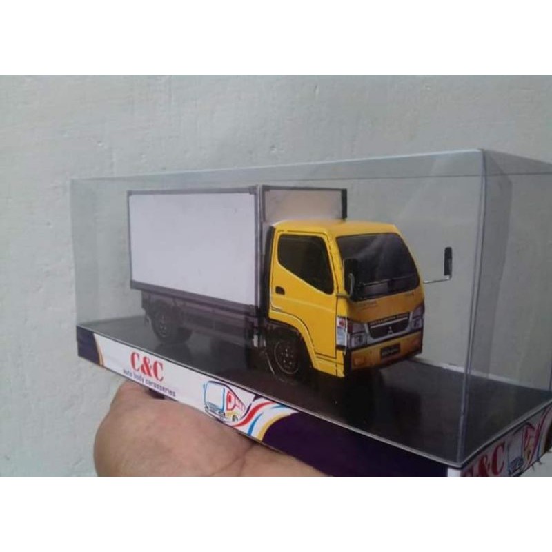 Papercraft Miniatur Truk Box Turbo Intercooler