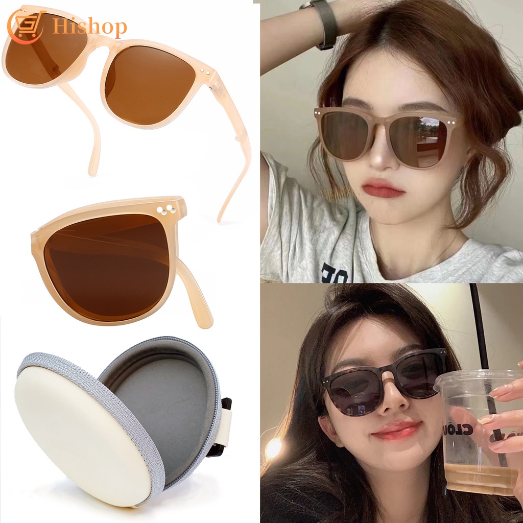 Case Pelindung Kacamata Polarized Warna-Warni Dapat Dilipat