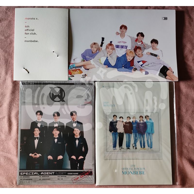MONSTA X PHOTOBOOK 3RD GEN, 4TH GEN, 5TH GEN, 6TH GEN