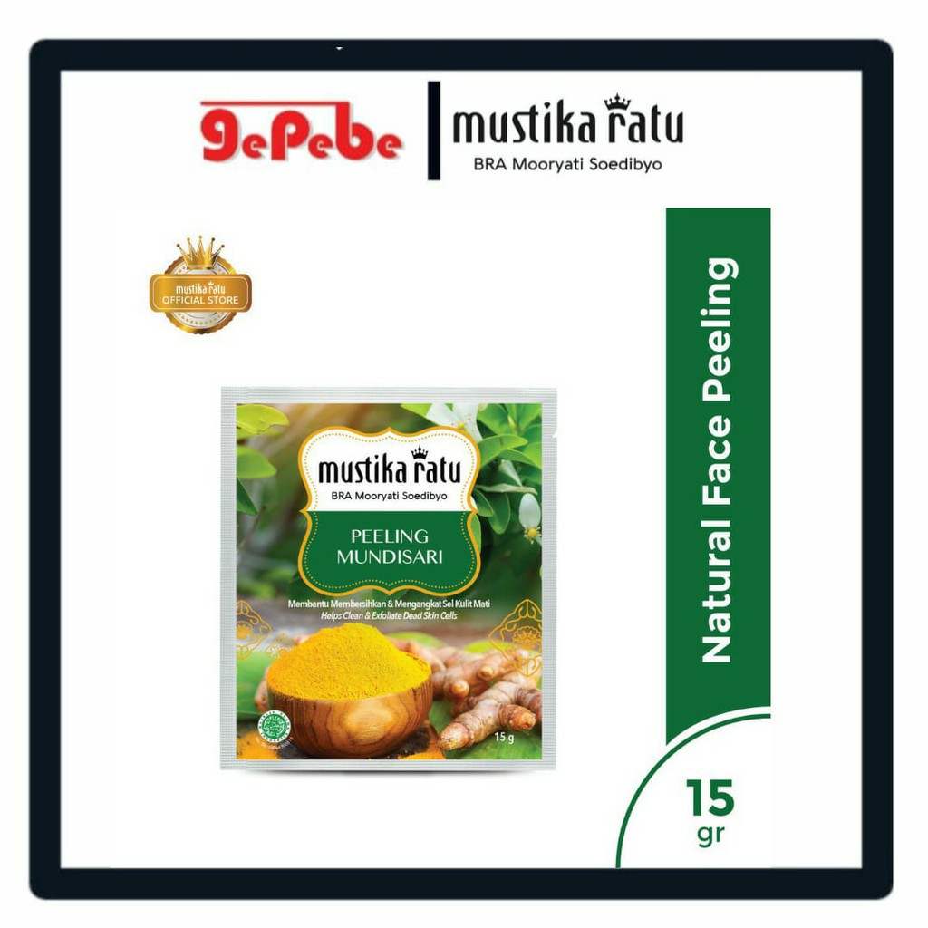 MUSTIKA RATU PEELING MUNDISARI 15 G ( SACHET )