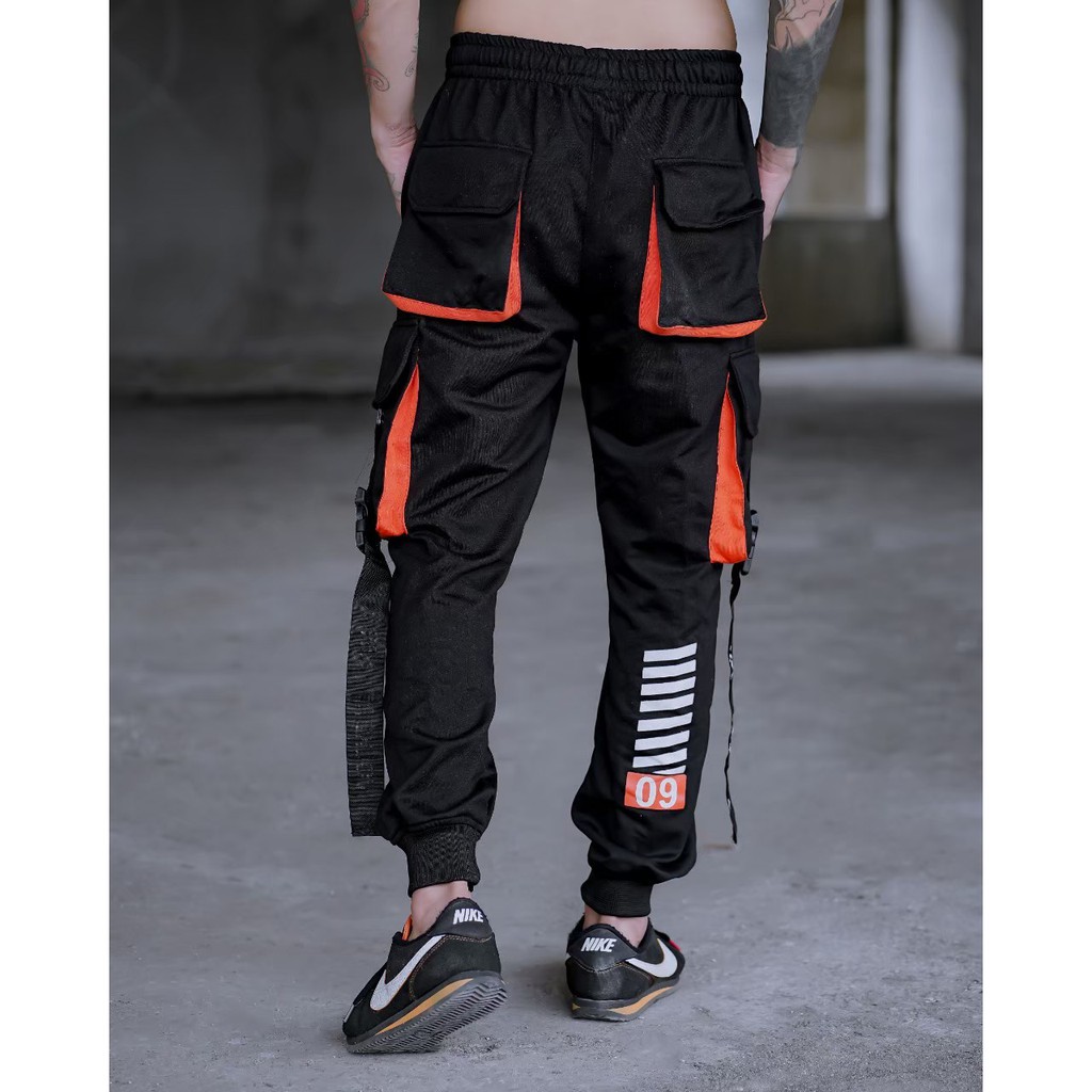 AZ Celana Jogger olahraga Sweatpants Pocket Volkert