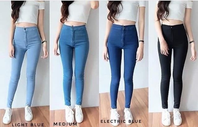 (MSB) CELANA BAGGY SKINNY JEANS HIGH WAIST HW SHENA JEANS STRETCH MELAR HIGHWAIST POLOS PREMIUM