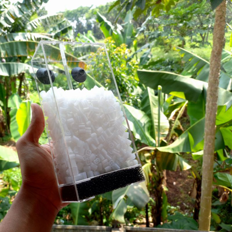 moving bed filter kaldnes k1 (BIOFOAM) with kaldnes k1 micro 0,5 Liter