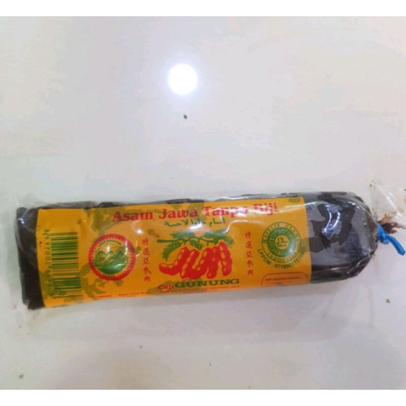 

Asam Jawa Tanpa Biji 150 gr / Asem Jawa / Tamarind Cap Gunung