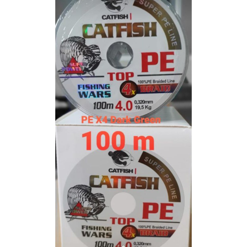 senar pe catfish super quality 100meter fishing wars