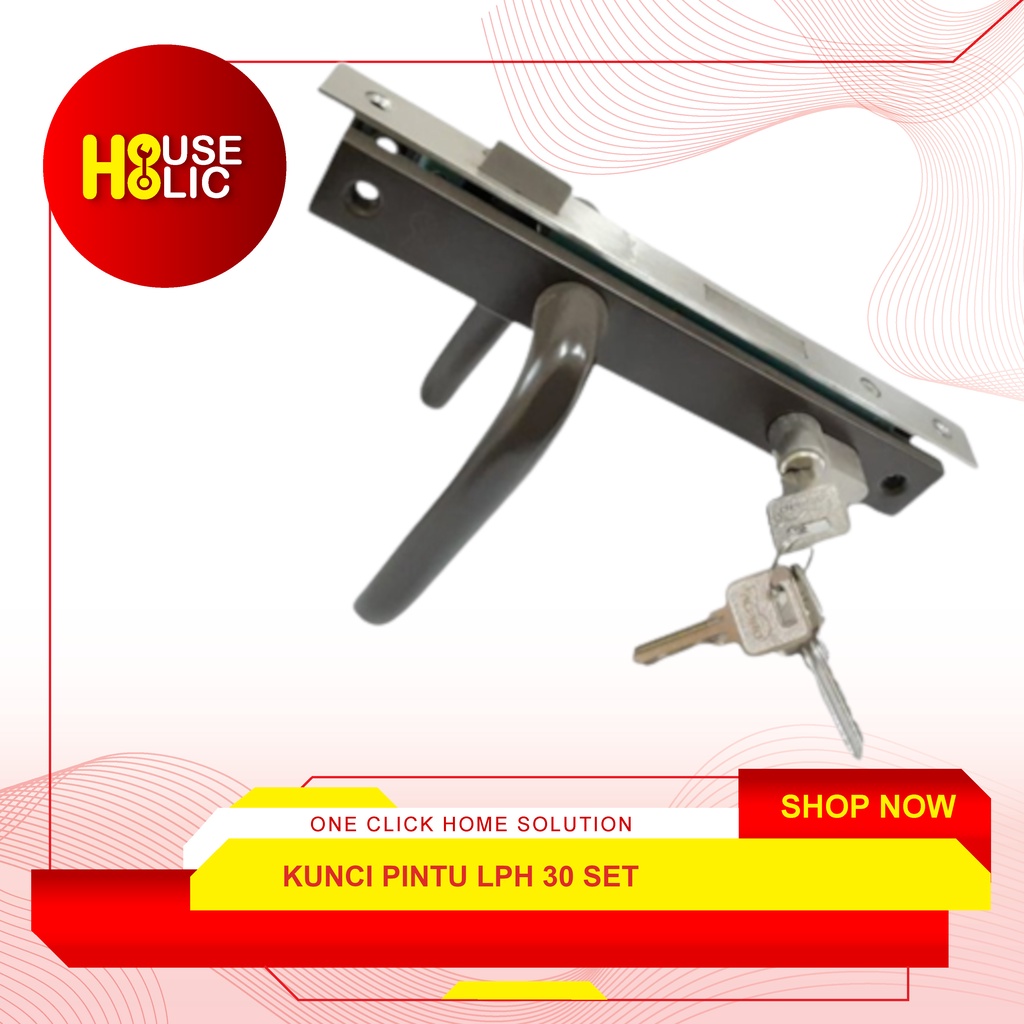 Kunci Pintu Set Komplit Silinder / Handle Pintu / Gagang Pintu