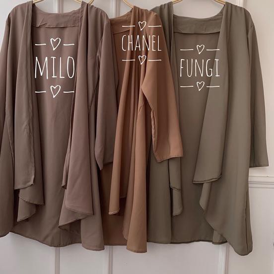 Murah QYS9 Miwa Outer Basic, Cardigan Polos NEW ✅