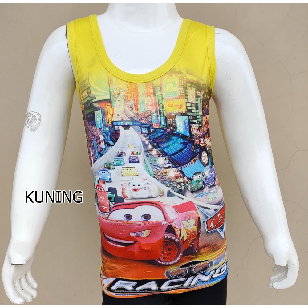 Kaos Singlet Anak Laki-Laki / Kaos Dalam Anak Cowok Karakter