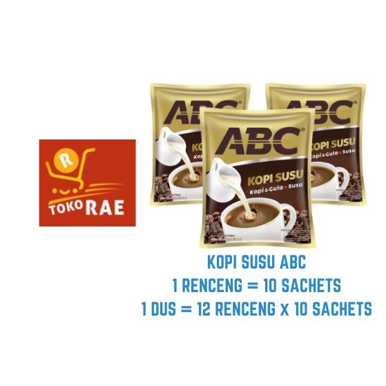 

Kopi ABC susu 1 Dus isi 120 sachets