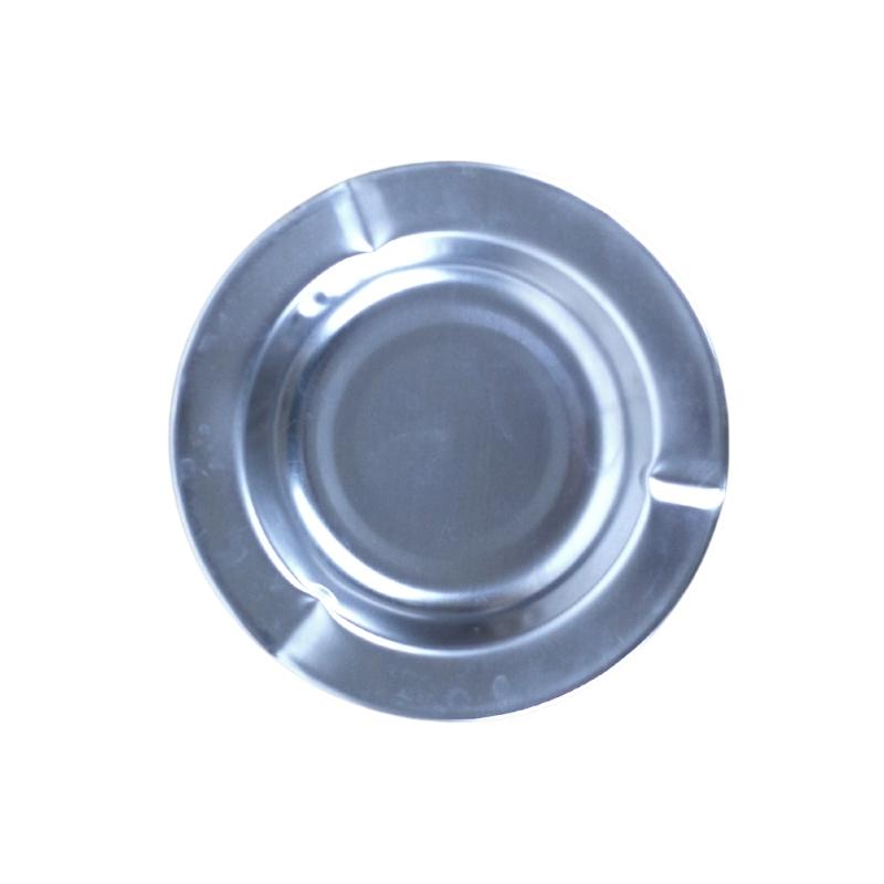 Asbak rokok bulat stainless steel