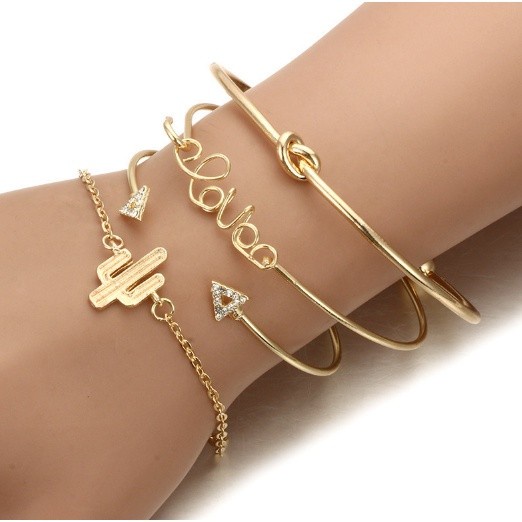 GELANG TANGAN WANITA TITANIUM AKSESORIS FASHION KOREA IMPORT GLG4 BEST SELLER