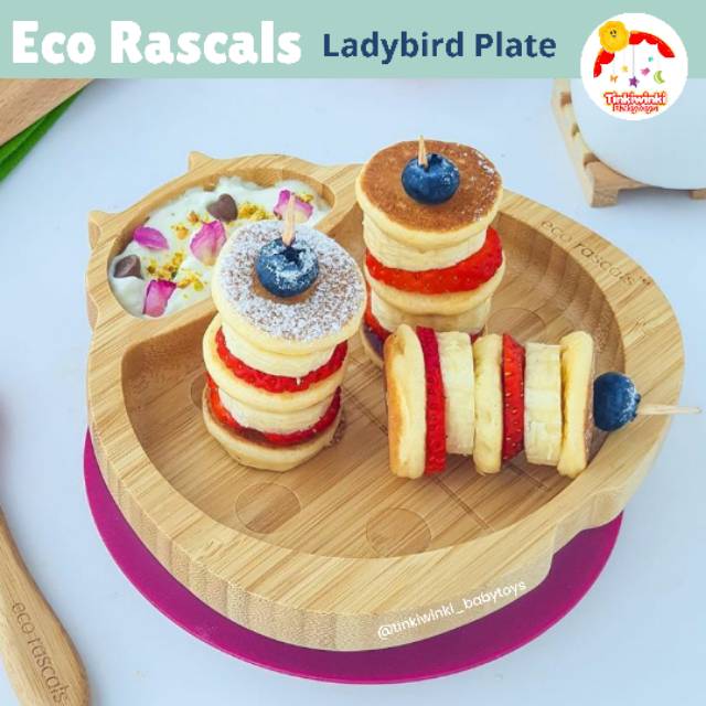 Ecorascals Bamboo Ladybird Plate