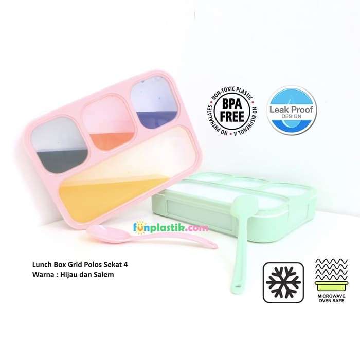 kotak makan yooyee 4 sekat