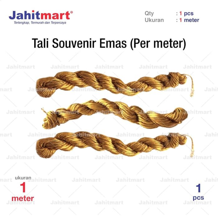 

Tali Souvenir Emas /Meter