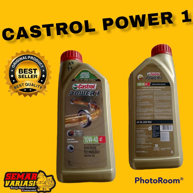 CASTROL POWER 1 10W40 1 LITER ORIGINAL CASTROL
