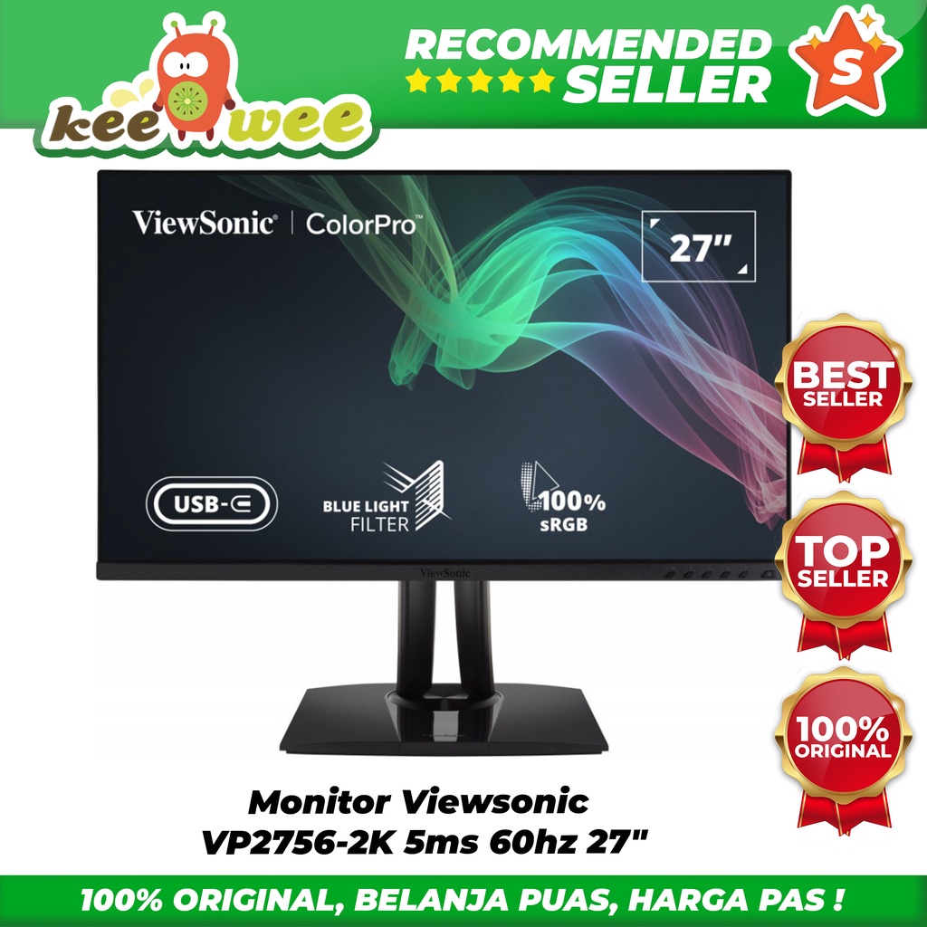 Monitor Viewsonic VP2756-2K 5ms 60hz 27"