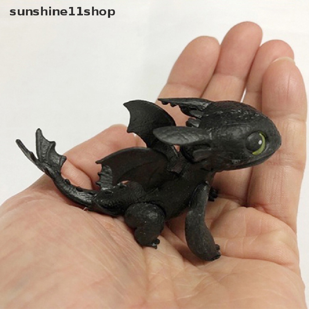 Sho Mainan Action Figure Toothless Night Fury Dragon Untuk Koleksi