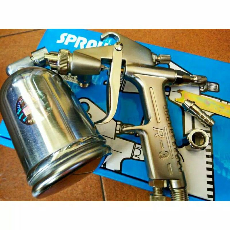 Spray Gun R3 G MEIJI Taiwan Tabung Atas Premium - Meiji R3G