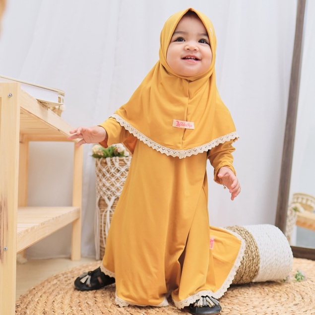 HONEYBLOSSOM gamis bayi perempuan polos / gamis bayi perempuan 6 12 bulan alesha