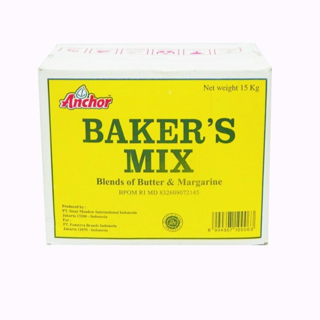 

Anchor Baker's Mix Butter - 1Kg (REPACK)