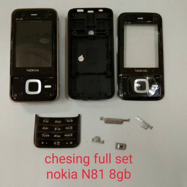 Casing Nokia N81 8gb chasing original Nokia N81 8gb full set