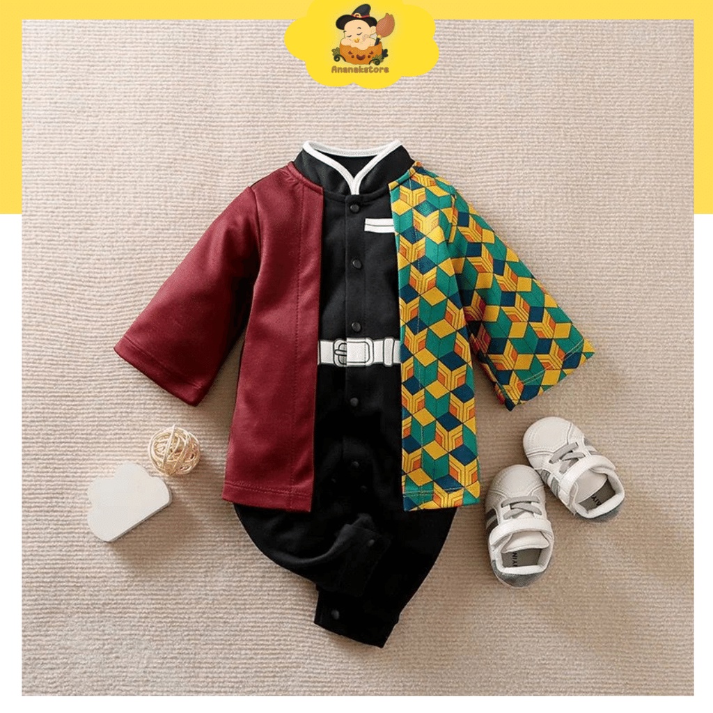 ananakstore - Jumper bayi anime KIMETSU NO YAIBA - GIYU TOMIOKA 0-2 tahun / jumper anime lucu / jumper anime