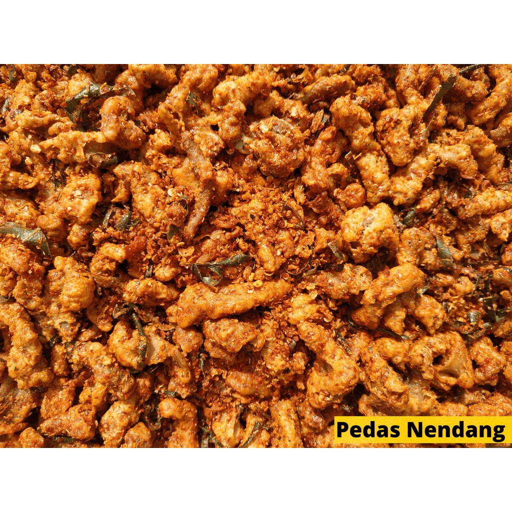 

KRIPIK USUS KRISPI / USUS CRISPY / USUS PEDAS DAUN JERUK / KERIPIK USUS AYAM