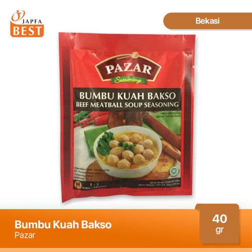 Jual Bumbu Kuah Bakso Pazar 30 Gr Shopee Indonesia