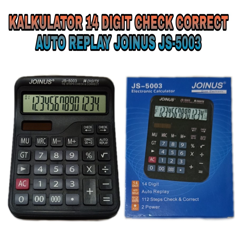 KALKULATOR 14 DIGIT JOINUS JS-5003 ORIGINAL