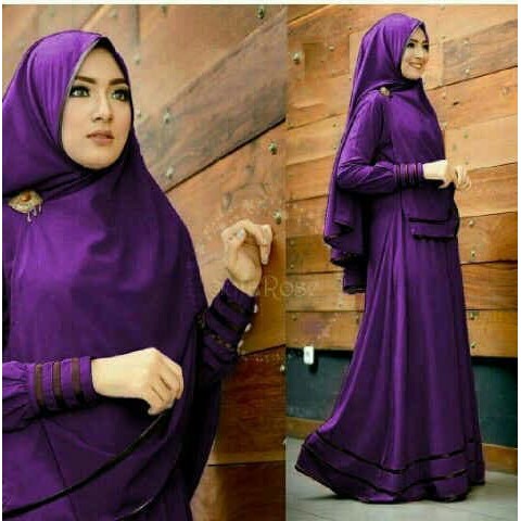 [Syfarose syari NI] gamis muslim wanita varian warna