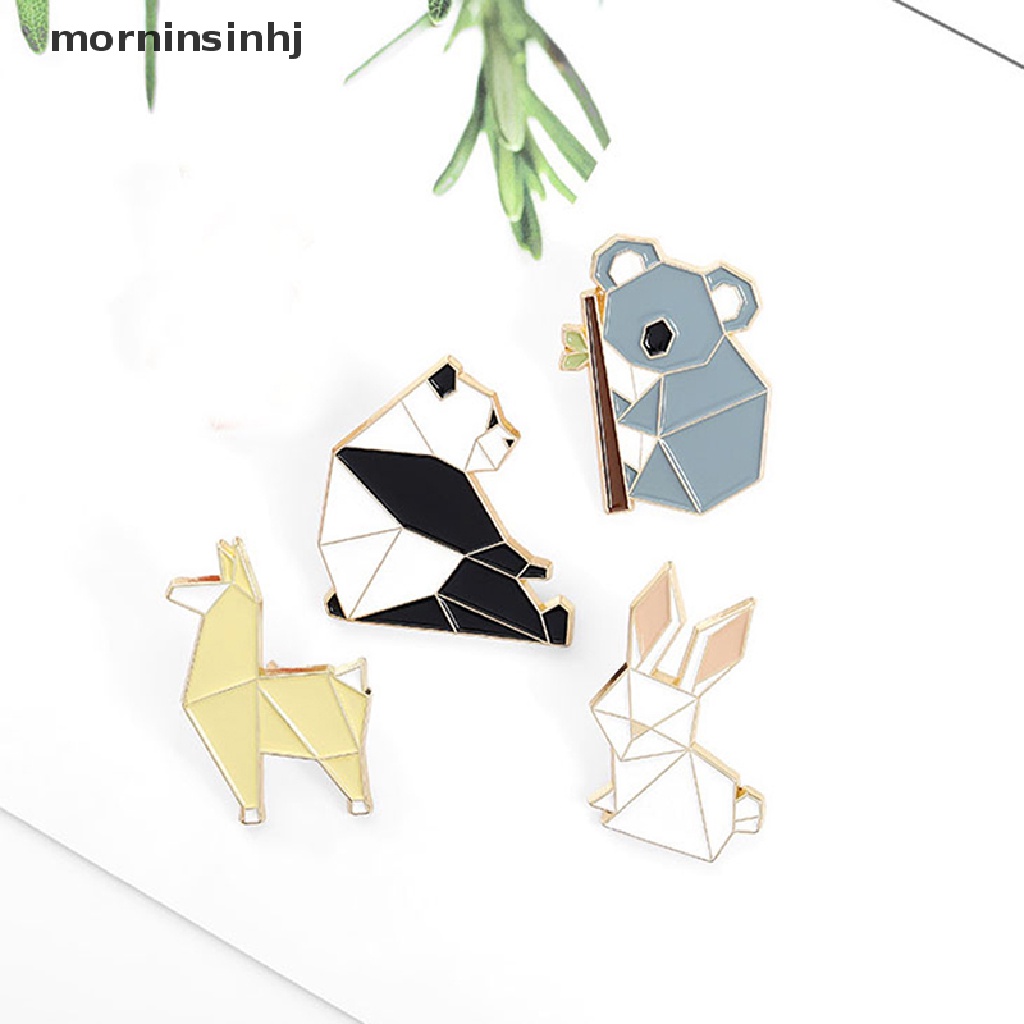 Mor Bros Pin Enamel Bentuk Koalaburung Merakkelinci Untuk Aksesoris Fashion Wanita