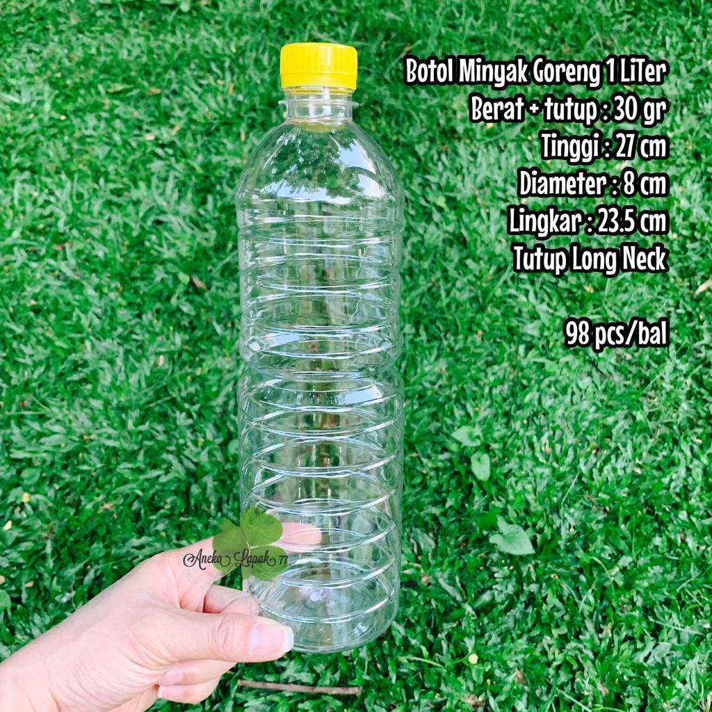 Botol Minyak Goreng 1 liter 1000 ml Laris Laku Multifungsi