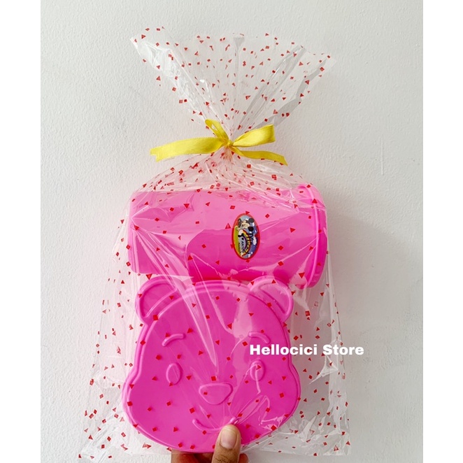 

PARCEL LUNCH BIX WINIE + GELAS MICKEY KEMASAN ULTAH