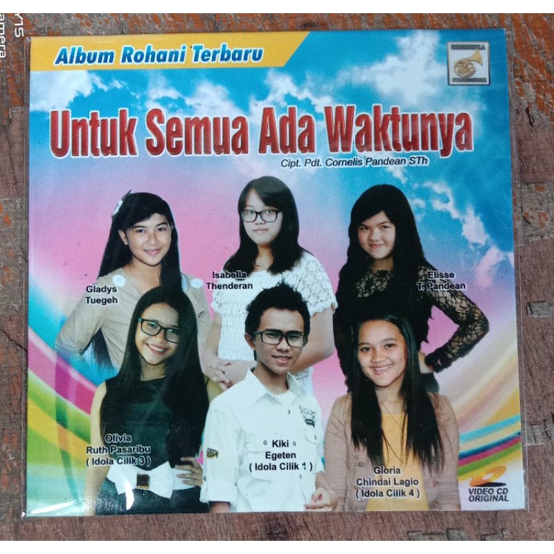 Kaset Vcd Original lagu Album rohani ( untuk semua ada waktunya)