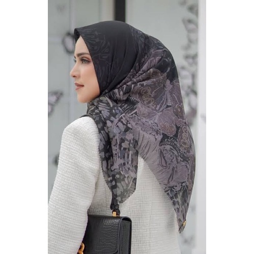 Buttonscarves Farsha Black Voal New