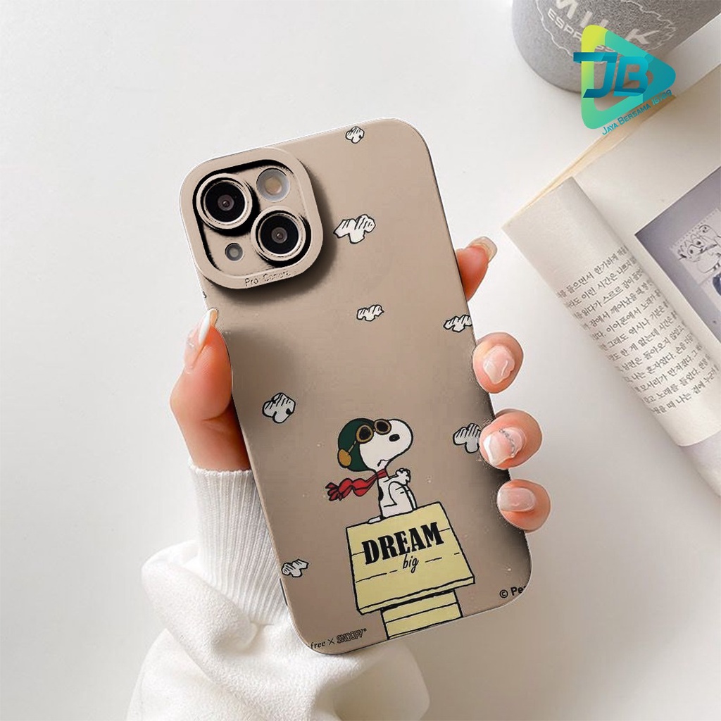 SOFTCASE PROCAMERA CUSTOM SNOOPY OPPO VIVO SAMSUNG REALME XIAOMI IPHONE INFINIX FOR ALL TYPE JB5727