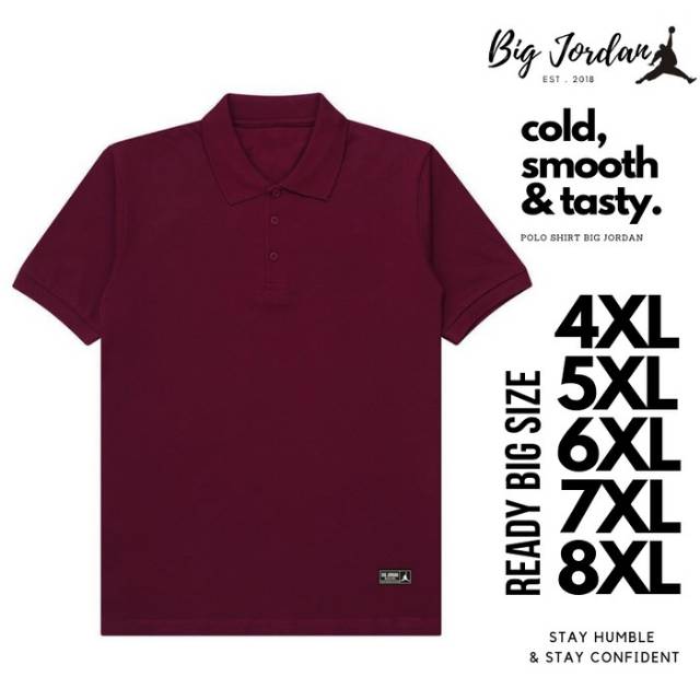 KAOS POLO BIG SIZE / KAOS PRIA BIG SIZE / KAOS POLO MURAH / KAOS JUMBO SIZE / KAOS BIG SIZE