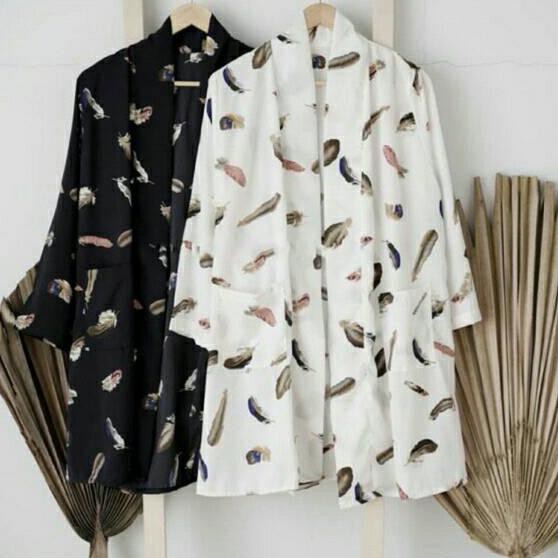 Spesial Harga - CARDIGAN BULU | LEIKA POCKET LONG CARDI | CARDIGAN MOTIF BULU | CARDI OUTER WANITA W