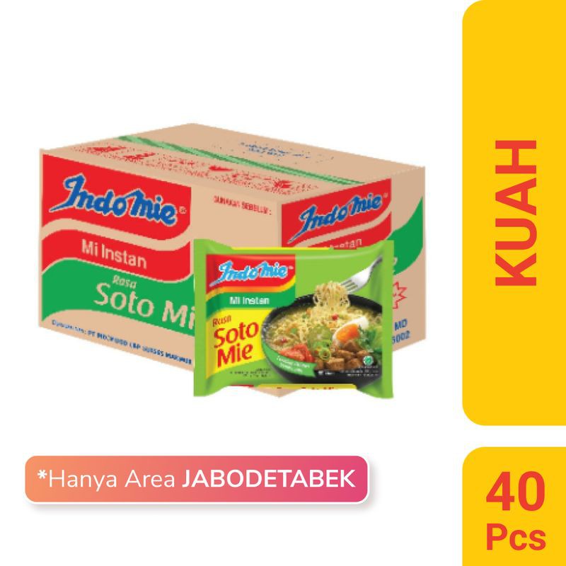 

indomie soto 70gr (1dos isi 40bh)