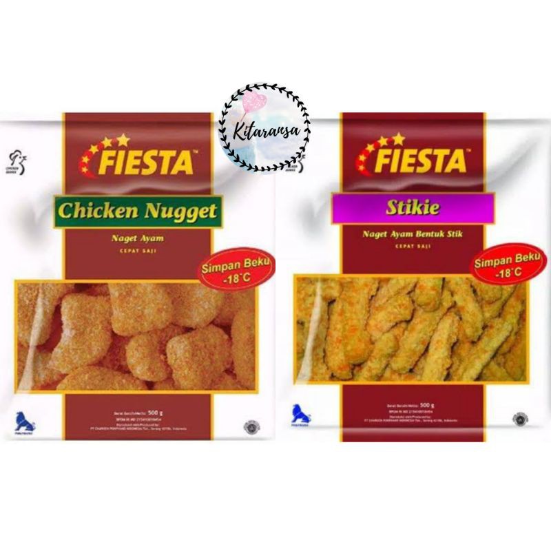 Chicken Nugget Fiesta/Stik Chicken Nugget Fiesta/Nugget/Fiesta 500gr/Stick Chicken Nugget/Crispy Nugget Fiesta/Fiesta Spicy Nugget/Fiesta Cheese Lover