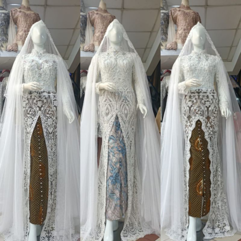 TERLARISS KEBAYA AKAD PAYET PRANCISAN / BAJU KEBAYA AKAD NIKAH / BAJU AKAD NIKAH MEWAH / KEBAYA AKAD