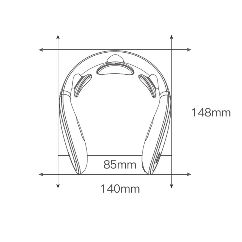 XIAOMI JEEBACK G2 - Far Infrared Cervical Neck Massager - Alat Pijat Leher Ajaib dari XIAOMI