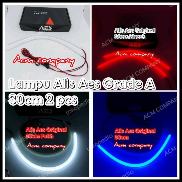 Lampu Alis Drl Led 30 Cm 1 Mode Grade A Premium Mrek Aes Original