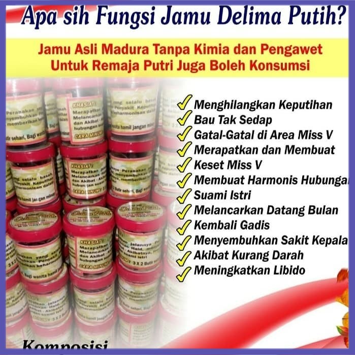 

✔ COD ✔ Delima Putih Jamu Madura Asli Ori Empot Empot Manjakani Empot Ayam