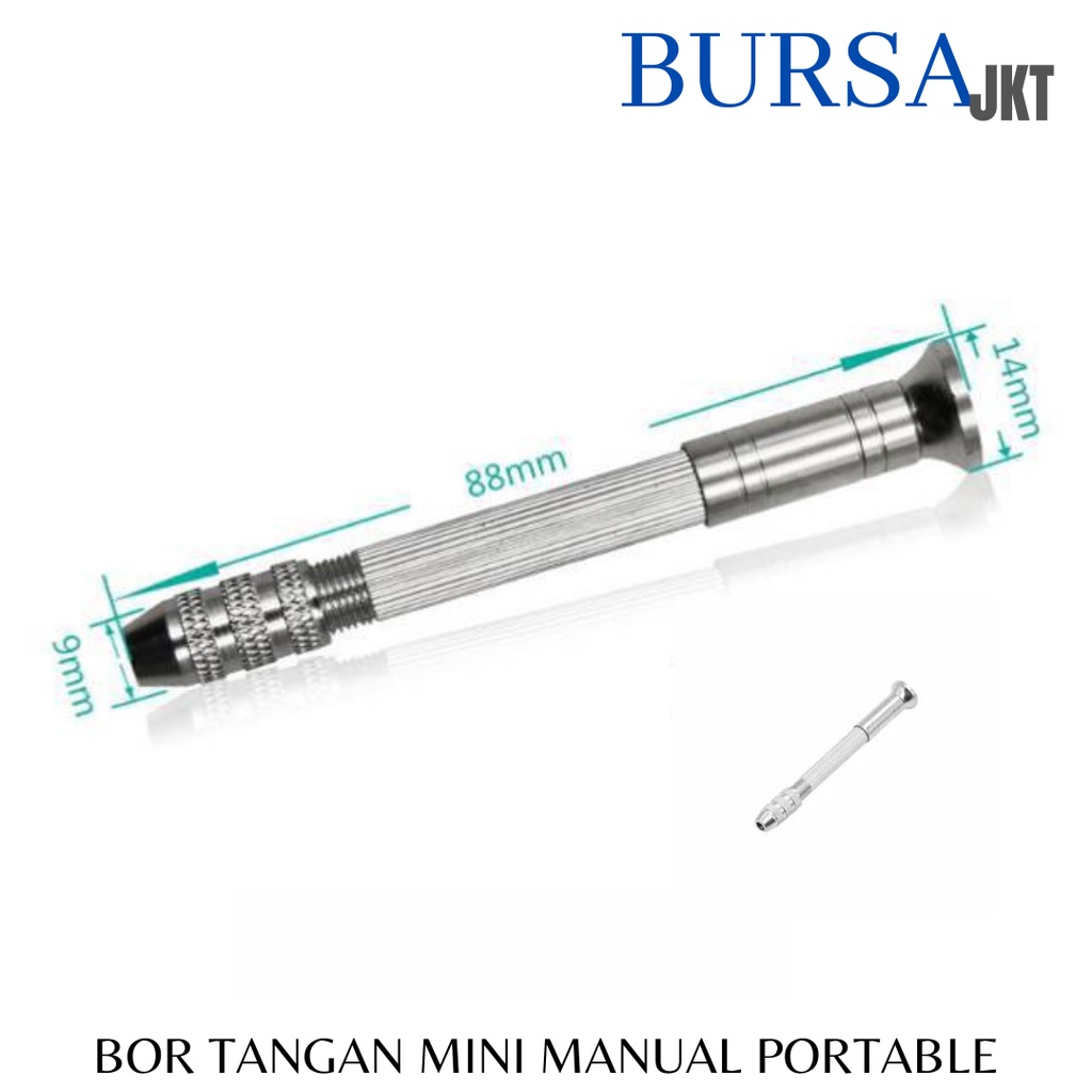 BOR TANGAN MANUAL PORTABLE HAND DRILL TANPA MATA BOR