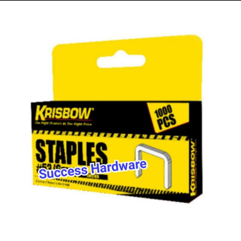 

Krisbow Refill Stapless Isi Ulang Staples 12mm 1000 Pcs
