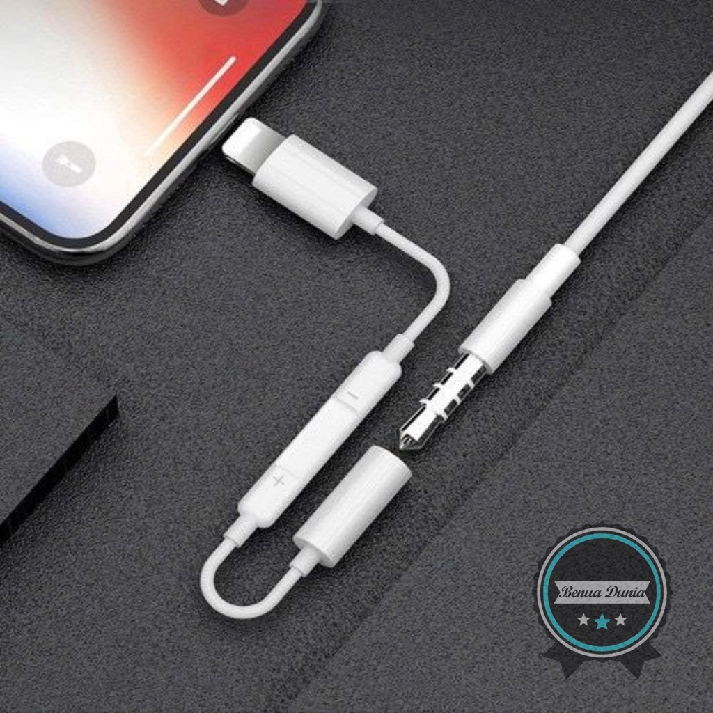 MH020 Lightning To aux 3.5 mm audio Headphone Jack Adapter for i ponee Spilter i ponee BD3092